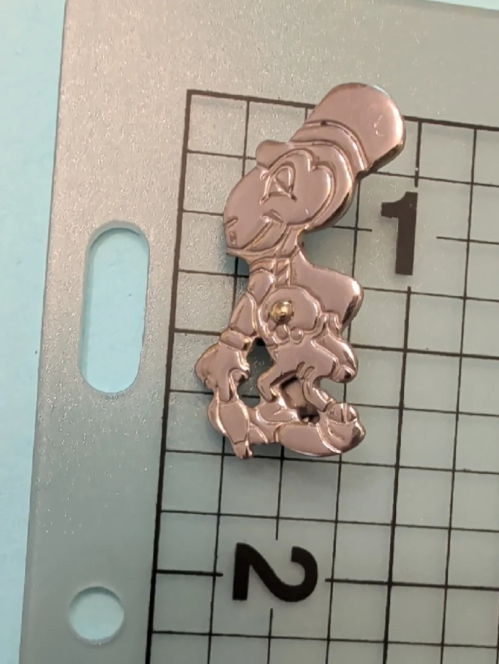 Silver Tone Jiminy Cricket Pin